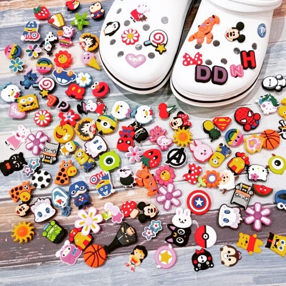 STICKER / JiBITZ 2d 3d gắn dép crocs - Dép cá sấu SL013 AC001 Maipy