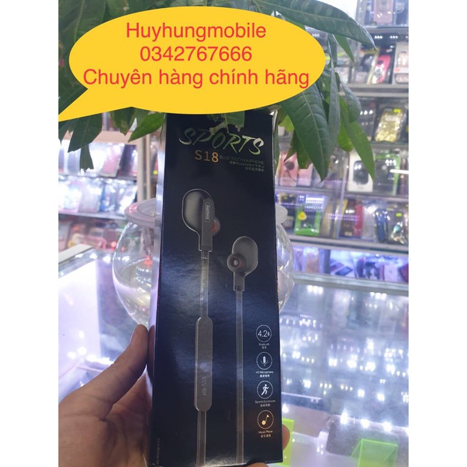 Tai nghe bluetooth Remax RB-S18 Sports ( Bảo hành 12 tháng )