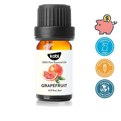 Tinh dầu Bưởi Hồng Kobi Grapefruit 5ml thơm phòng dưỡng tóc tạo hương dễ chịu dùng khuếch tán