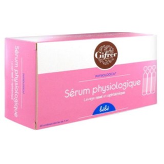 Nước muối sinh lý pháp gifrer hồng 40 ống