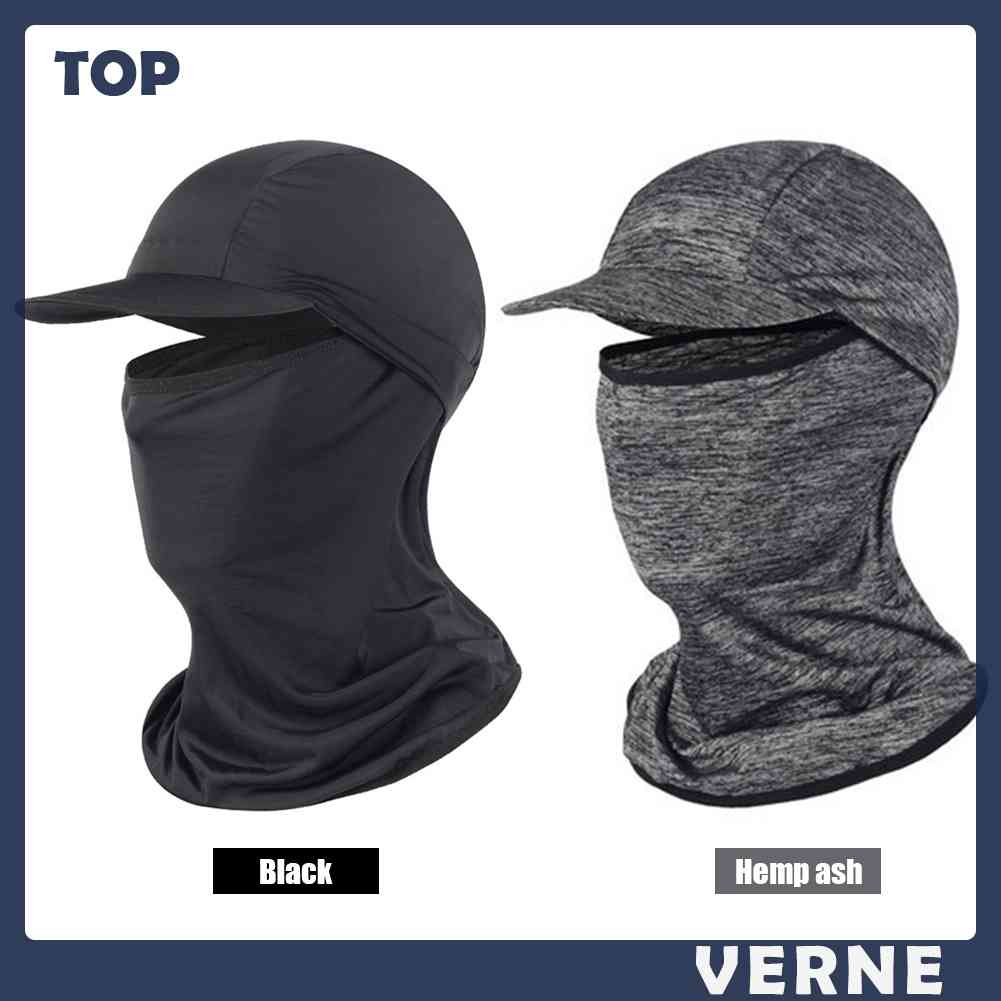 Nón Kiêm Khăn Quàng Cổ Chống Nắng Thoáng Khí Tiện Dụng Khi Đi Xe Đạp