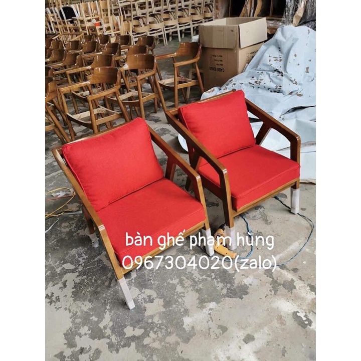 Bộ bàn ghế quán cf trà sữa sofa phòng khách sofa gỗ