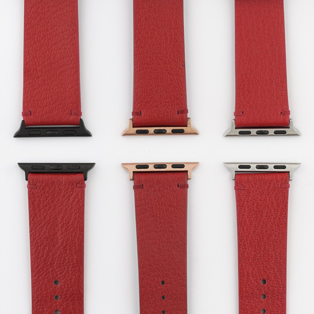 Dây Đồng Hồ Da Khóa Bướm,Dây Da Đồng Hồ Thời Trang Apple Watch 14mm,16mm,18mm,20mm,22mm,24mm, mã AL881911.