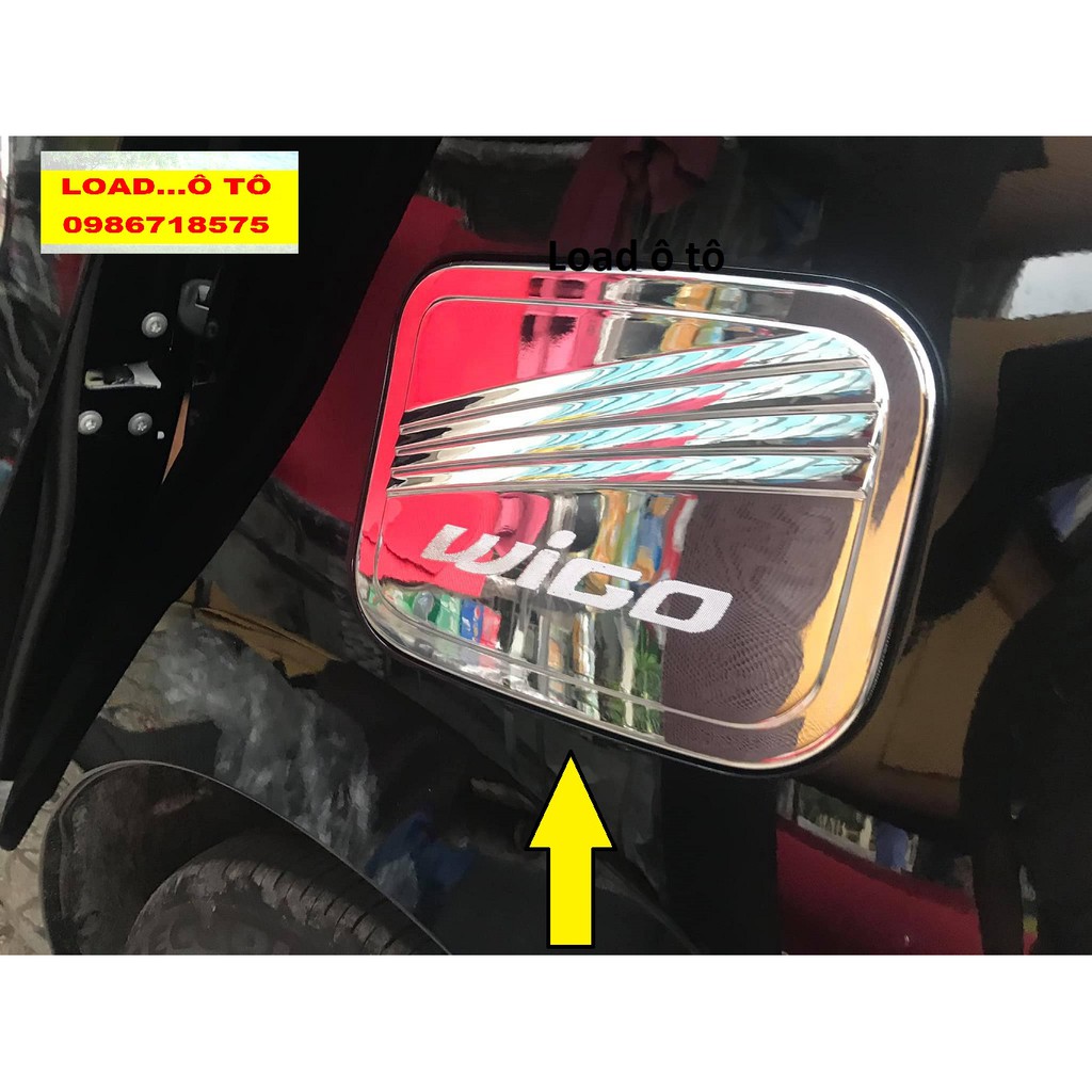 Ốp Nắp Bình Xăng Xe Toyota WIGO Mạ Crom Sáng Bóng Cao Cấp
