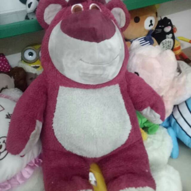 Gấu bông dâu hồng