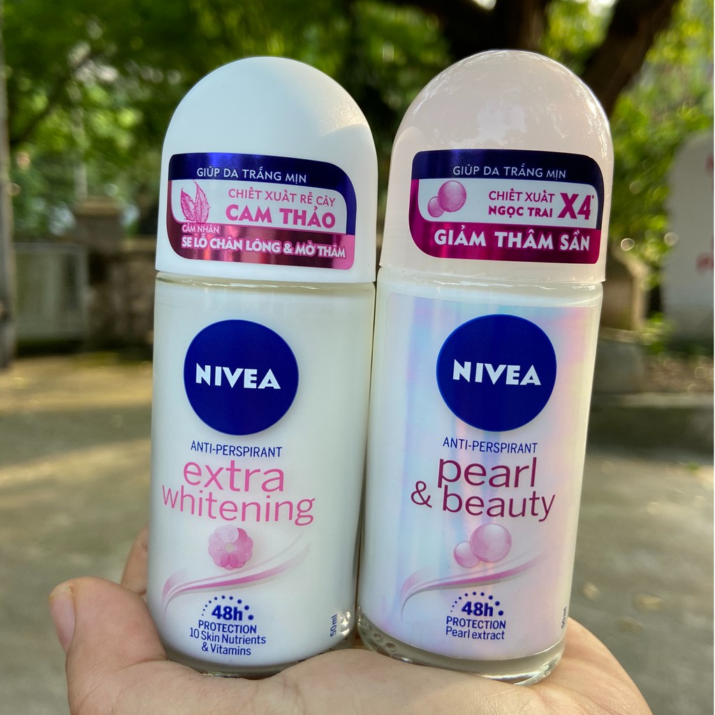 LĂN KHỬ MÙI NIVEA EXTRA WHITENING 50ml