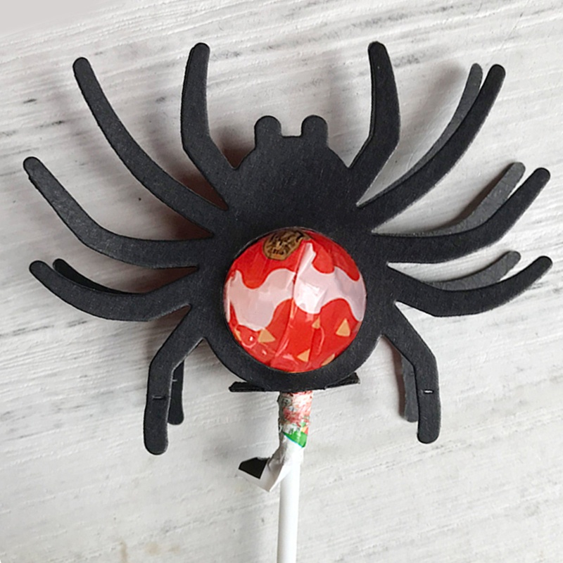 Aoto Khuôn Cắt Giấy Thủ Công Hình Nhện / Kẹo Mút Trang Trí Halloween Cho Người Lớn