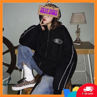 (MỚI) Áo Khoác Hoodie Nỉ Thêu CROSS 2 Sọc Tay ( 2 Màu )