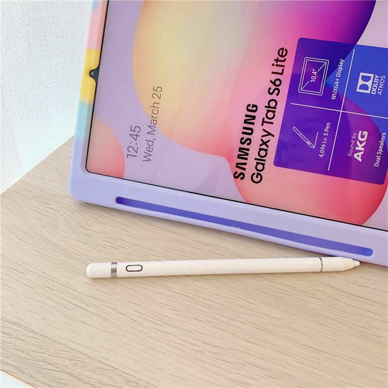 Ốp Máy Tính Bảng Bóp Bong Bóng Có Ngăn Đựng Bút Cho Samsung Galaxy Tab S6 Lite 10.4 Sm-P610 Sm-P615 Sm-P617