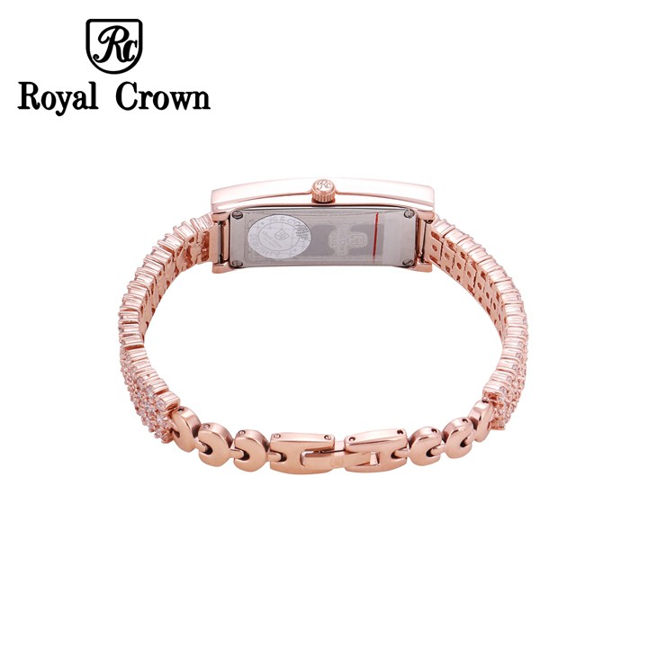 Đồng Hồ Nữ Chính Hãng Royal Crown 2311L Dây đá vỏ vàng hồng