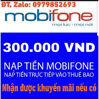 Thẻ Cào MOBIFONE 300.000VND
