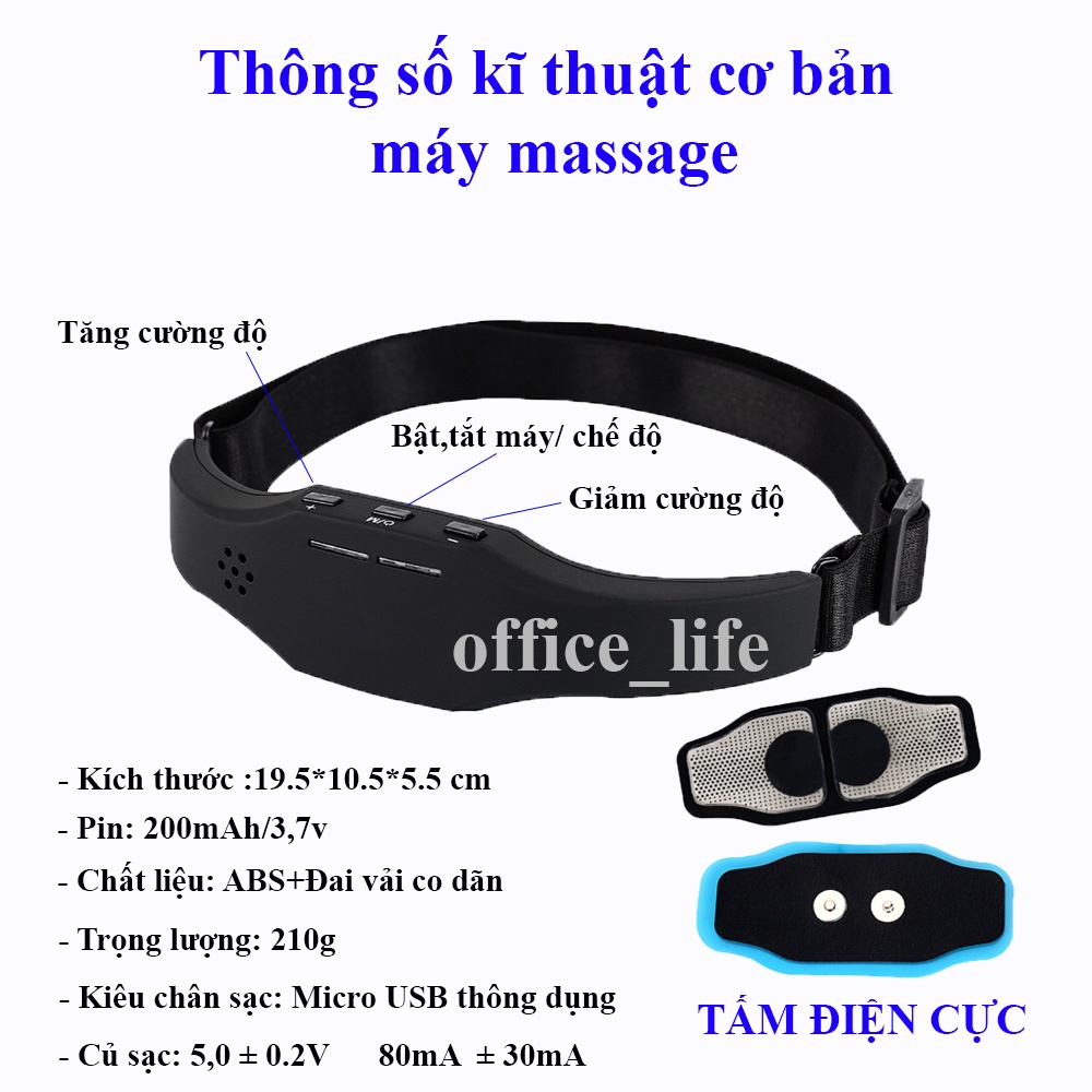 Máy Massage Đầu Thông Minh Hỗ Trợ Giấc Ngủ, Giảm  Đau Đầu, Stress