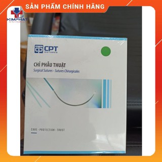 Chỉ phẩu thuật CPT Nylon 2/0 3/0 4/0 5/0 6/0 7/0 [ 1 Sợi 75cm có sẵn kim ]
