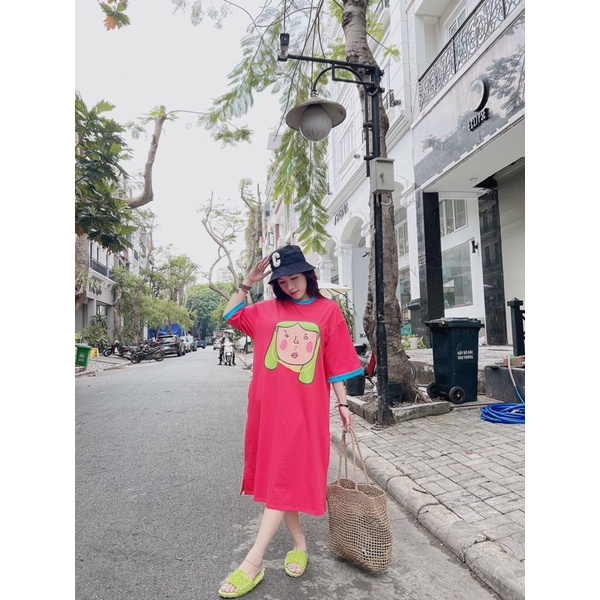 ĐẦM THUN SUÔNG CỔ TRÒN