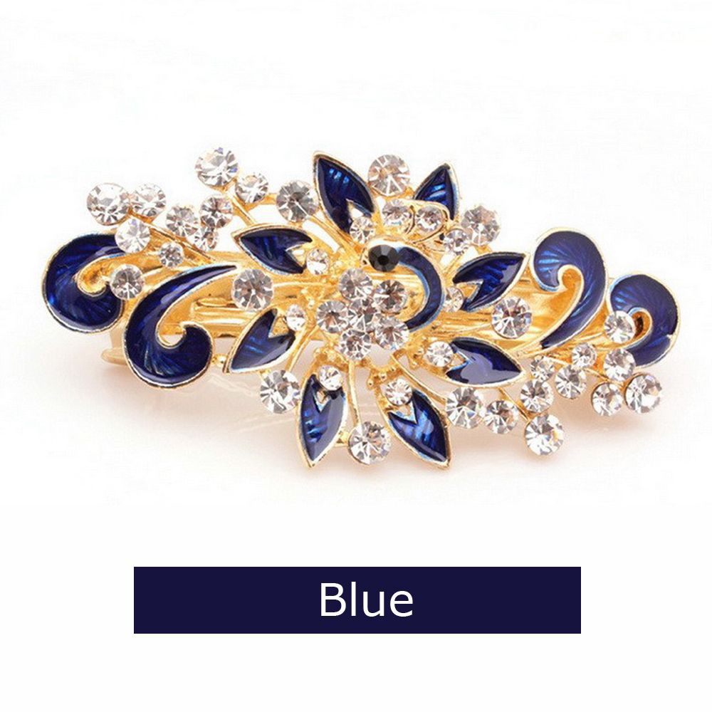 Kẹp TóC HìNh Chú Công ĐíNh Kim Cương Giả NhiềU MàU ThờI Trang