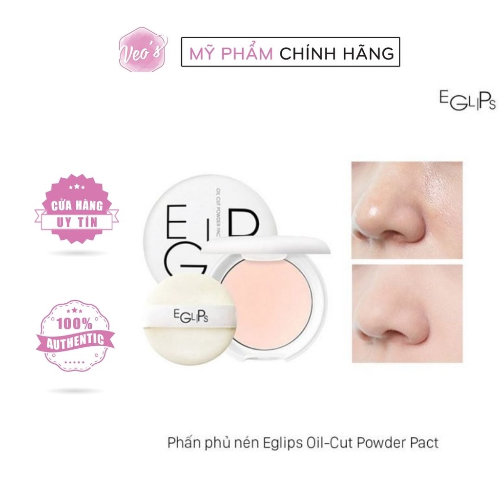 Phấn Phủ Kiềm Dầu Eglips Oil Cut Powder Pact