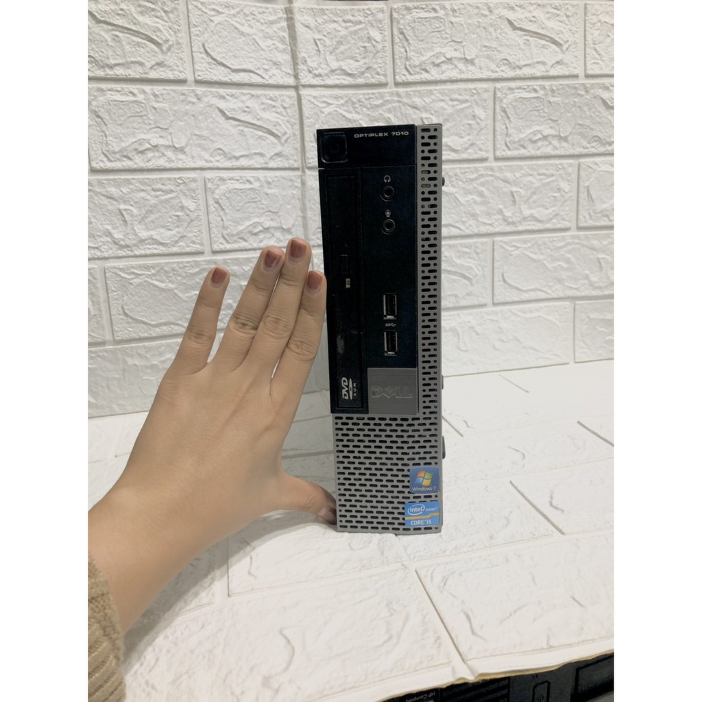 Case Máy Tính Dell Mini Optiplex 7010 Core I7/ Core I5/ Core I3 Kích thước siêu nhỏ gọn - Tặng USB thu wifi