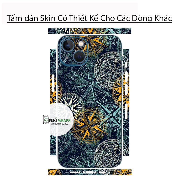 Tấm dán Skin Mặt Sau FULL VIỀN Dành Cho13prm , 12prm , 11prm , x, xs, xr , xsm , ip11 , ip12 , ip13 - FukiShop