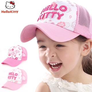 (Order) MŨ LƯỠI TRAI HELLO KITTY ĐÁNG YÊU CHO BÉ GÁI/NÓN KẾT CHO BÉ GÁI