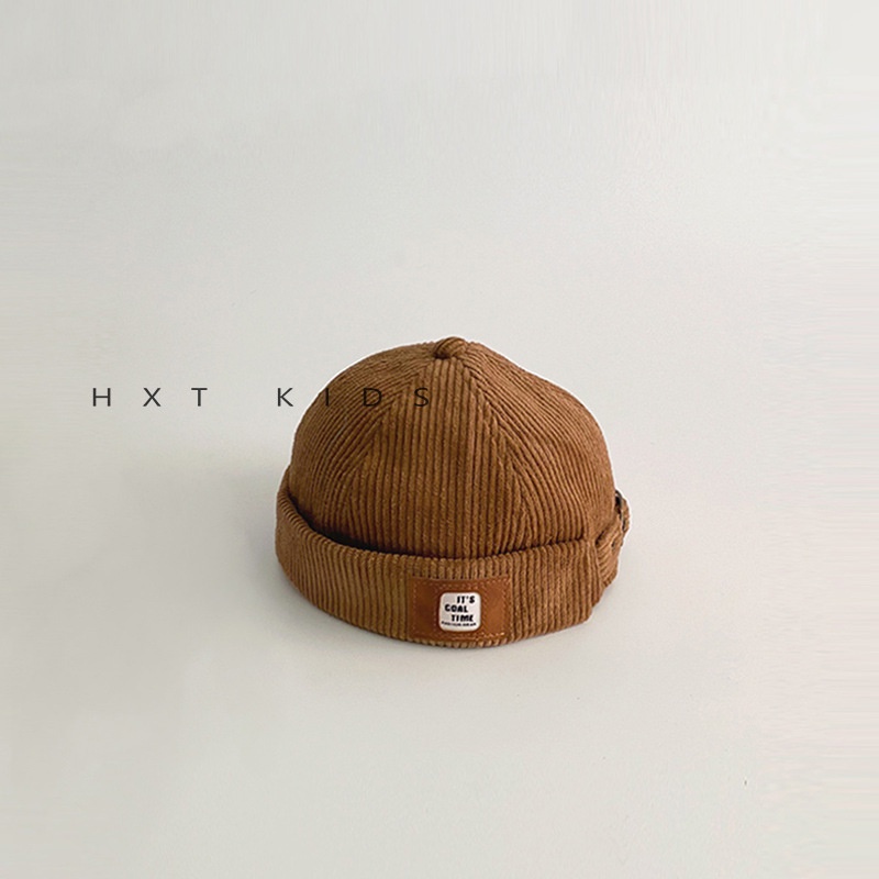 MNGRL Mũ Tròn Thời Trang Dễ Thương Thoải Mái Thoáng Khí Hàn Quốc Cho Bé Trai Bé Gái