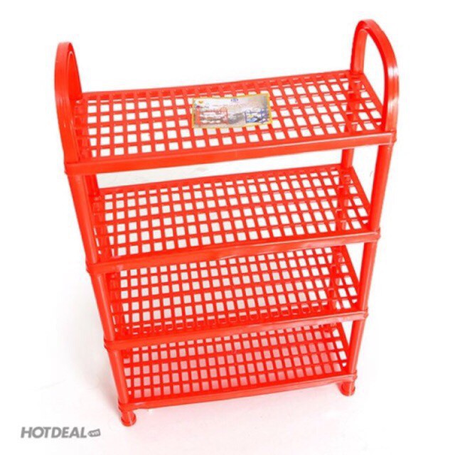 Kệ Để Giày Dép 4 Tầng Nhựa Việt Nhật - Hàng Chất Lượng, Giá Siêu Rẻ-siêu bền.