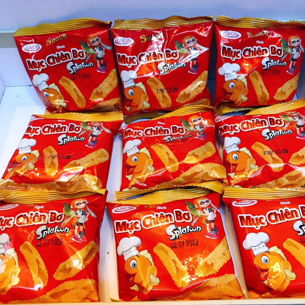 Gói Snack Mực Chiên Bơ Thơm Giòn Vị Tuổi Thơ