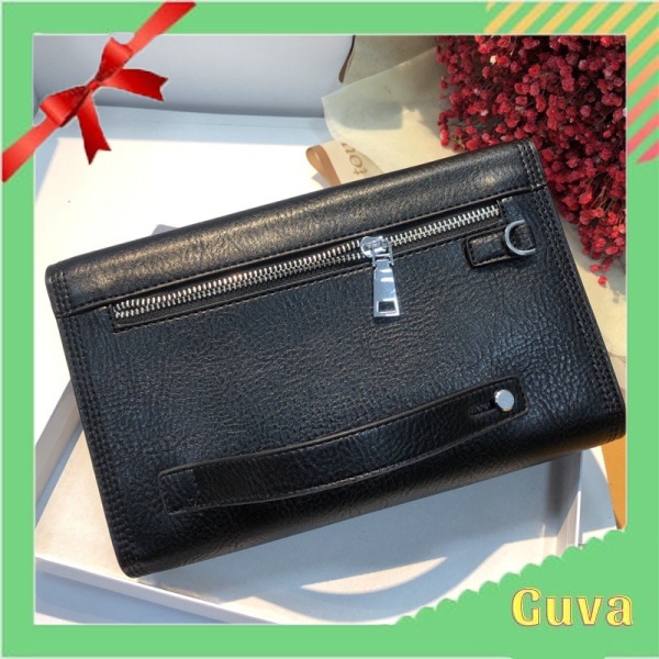 VÍ nam cầm tay, nữ da bò bản to cao cấp có nhiều ngăn đựng giấy tờ, thẻ, ví khóa số