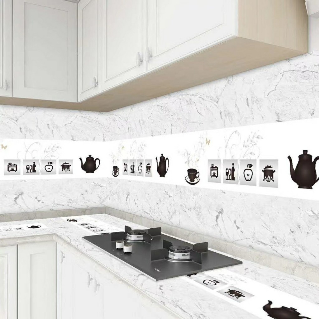 1m decal tráng nhôm cách nhiệt mẫu ẤM TRÀ khổ 60cm keo sẵn