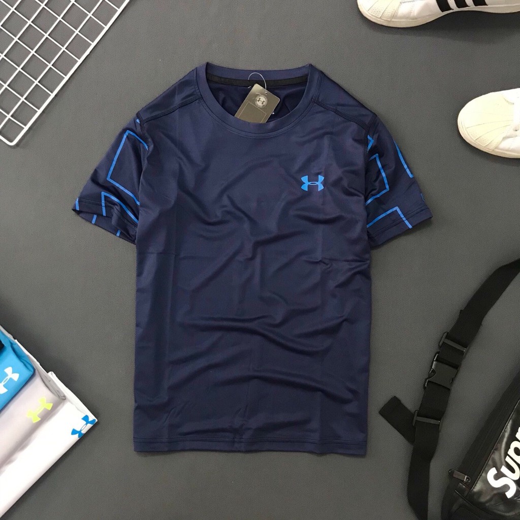 Áo Thun Nam Thể Thao Tay Ngắn Cổ Tròn In Họa Tiết Năng Động Cá Tính - LZ FASHION - PS042 | BigBuy360 - bigbuy360.vn