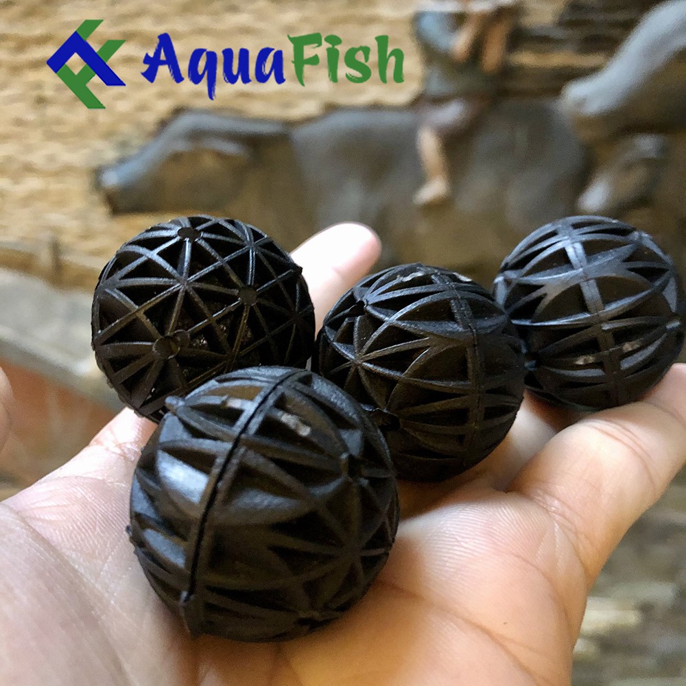 30 Quả Bóng Lọc Vi Sinh Bioball Giúp Lọc Nước Hồ Cá