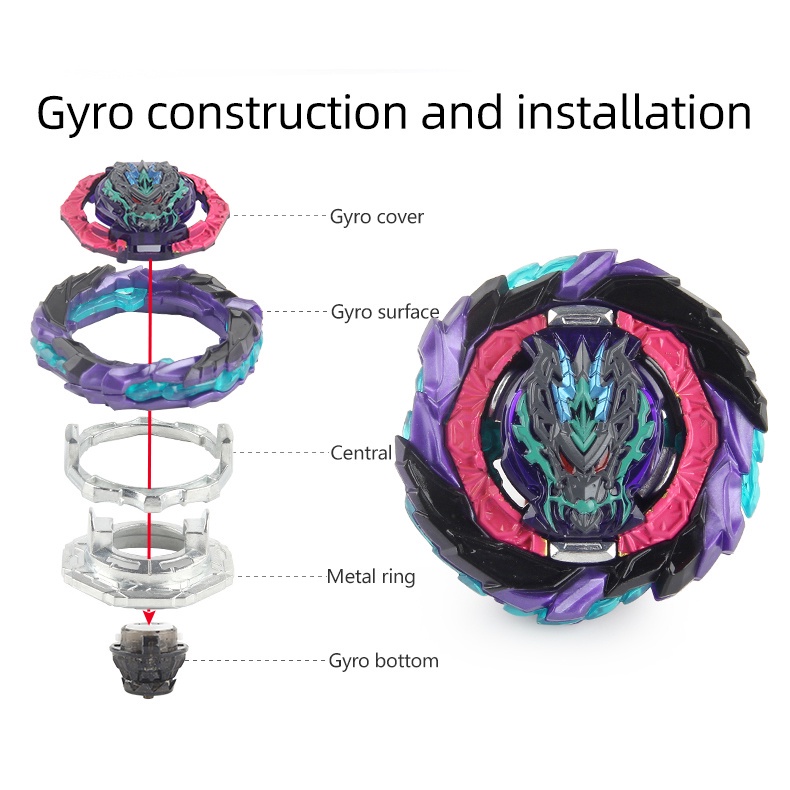 Con Quay Đồ Chơi Beybalde Burst B-186 DB ROAR BAHAMUT Cho Bé Trai