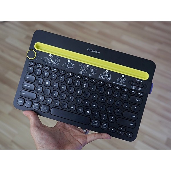 Bàn Phím Không Dây Bluetooth Logitech K480 Kết Nối 3 Thiết Bị - Bảo Hành Chính Hãng 1 Năm - giao hàng hỏa tốc