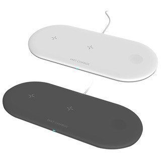 3 in 1 10W Wireless Charger Station Stand Pad for iPhone Apple Watch Airpods Charging Dock Stand