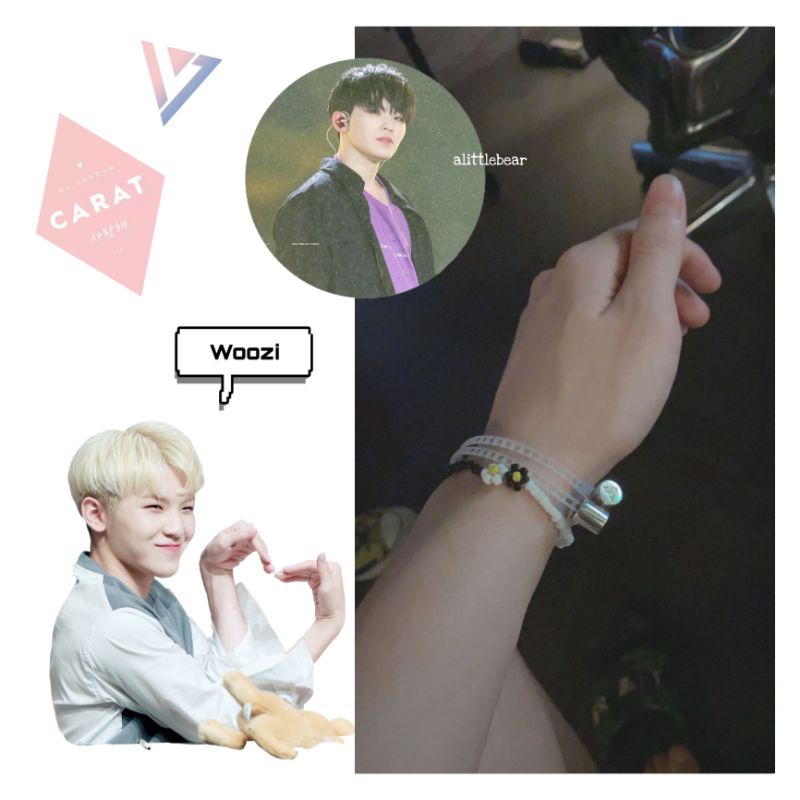 Vòng tay hạt cườm cheapmoment Woozi (SEVENTEEN)