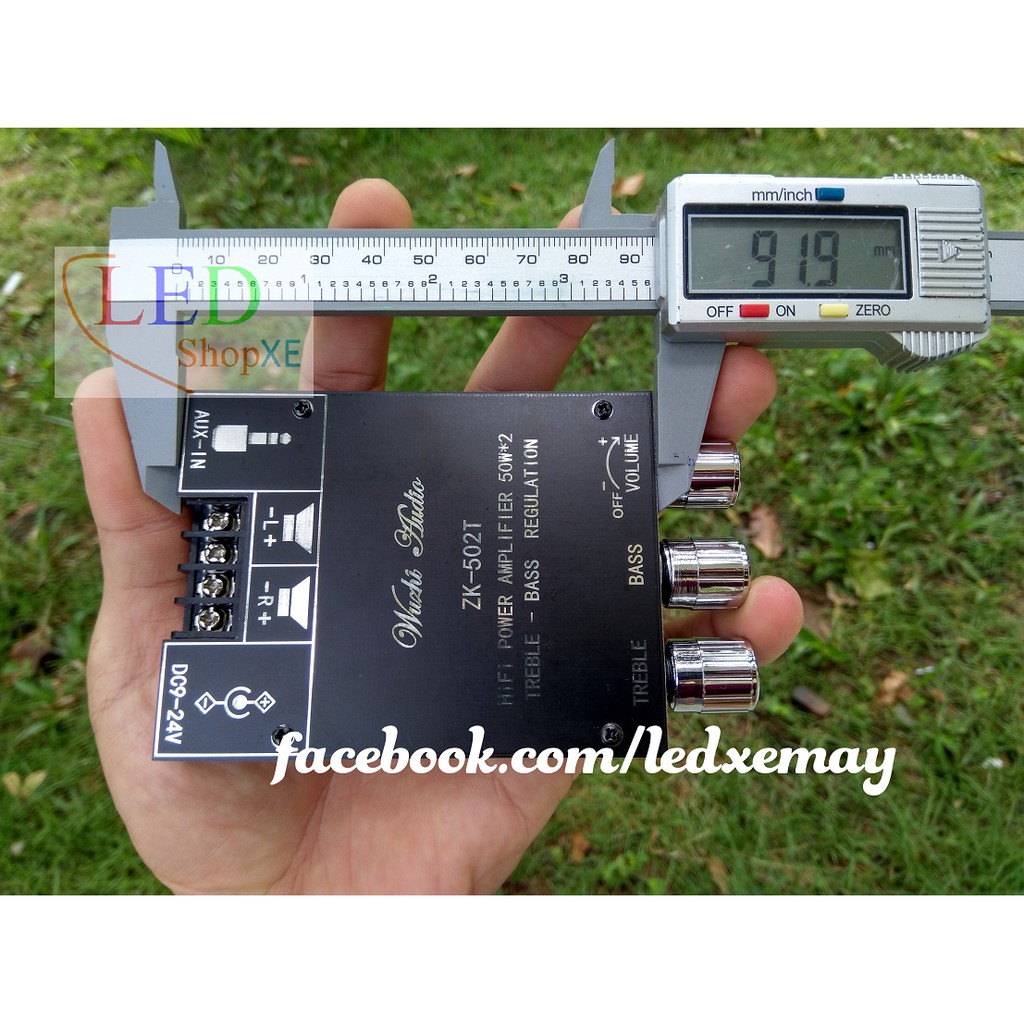 Mạch khuếch đại 3116D2 50w*2 WUZHI có chỉnh âm sắc ZK-502T