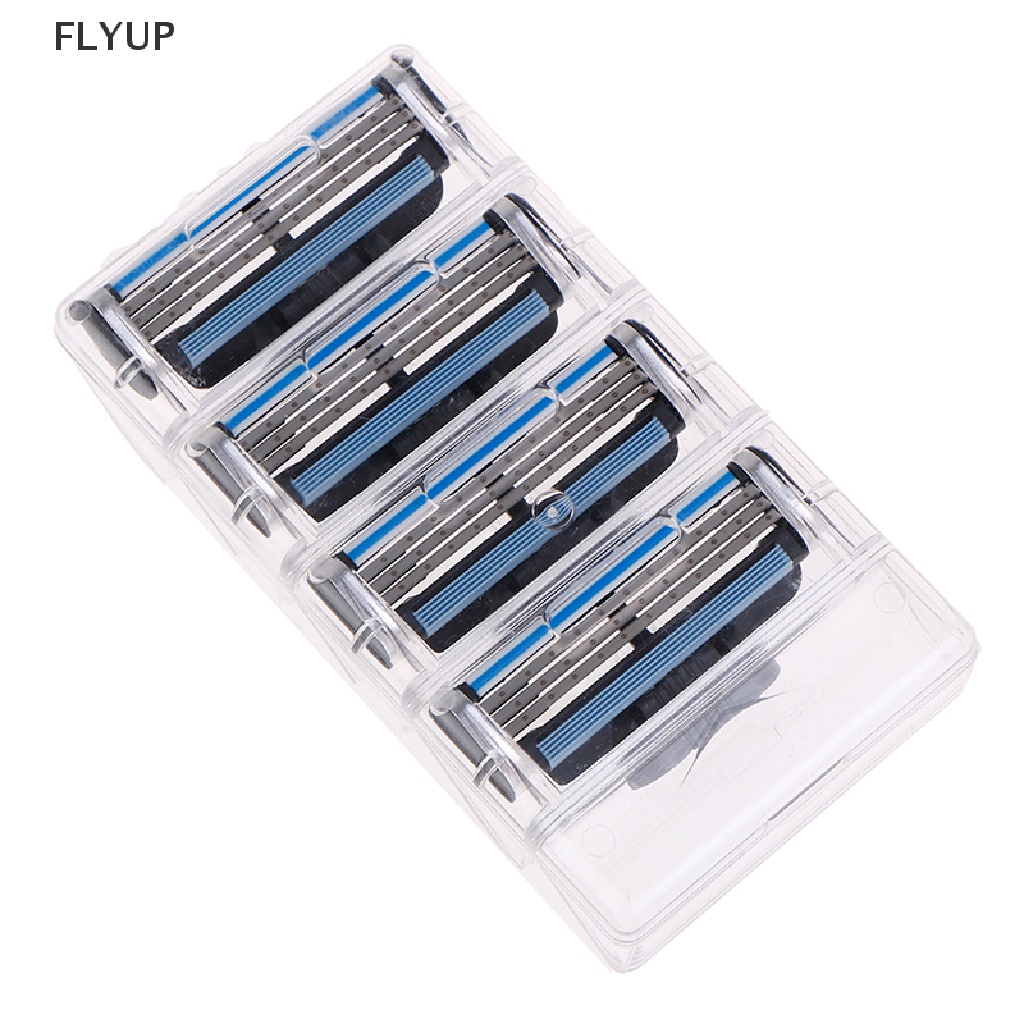 Set 4 Lưỡi Dao Cạo 3 Lớp Thay Thế Chuyên Dụng Cho Gillette Fusion