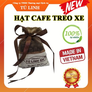 Túi thơm hạt cà phê treo xe ô tô, tủ quần áo, phòng khách, phòng bếp khử mùi ẩm mốc