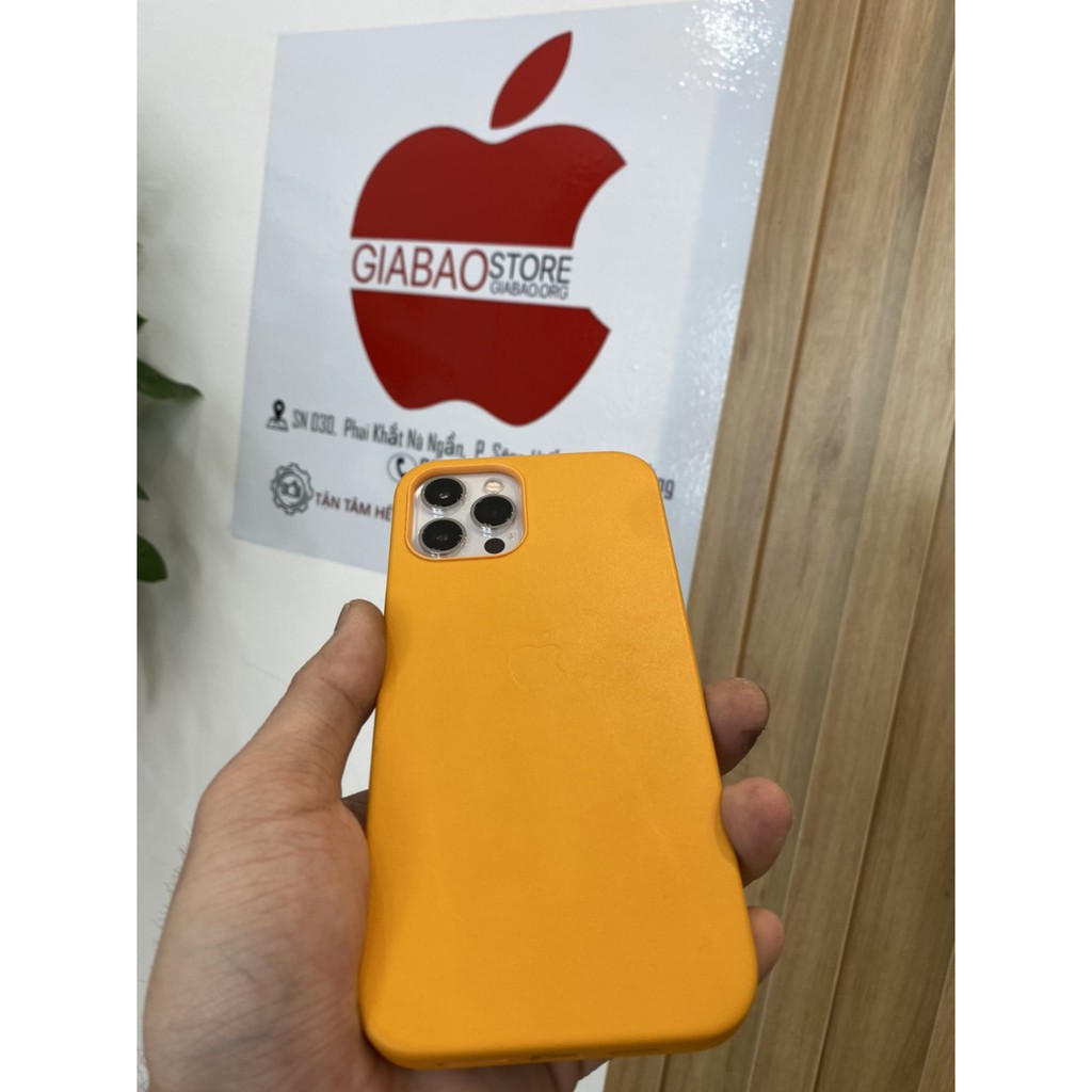 Ốp Apple leather case Cho iphone 12 series