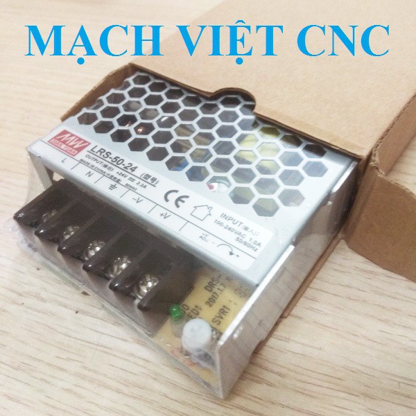 Nguồn tổ ong 24V 5A kích thước nhỏ gọn theo chuẩn nguồn Meanwell