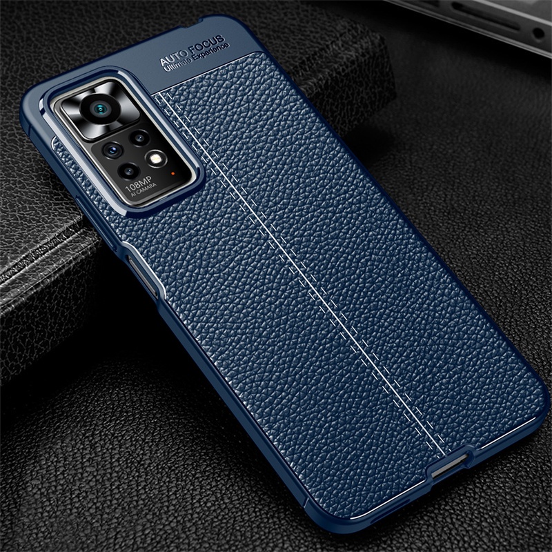 Ốp Lưng Bọc Da Sần Cho Điện Thoại Xiaomi Redmi Note 11 Pro 4G 5G Redmi Note 11S