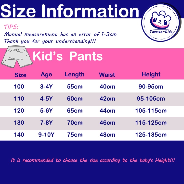 [THOMAS Kids] Quần Legging Dài Bằng Lụa Sữa Mỏng Co Giãn In Họa Tiết Cho Bé Gái 3-10 Tuổi Bán Sỉ