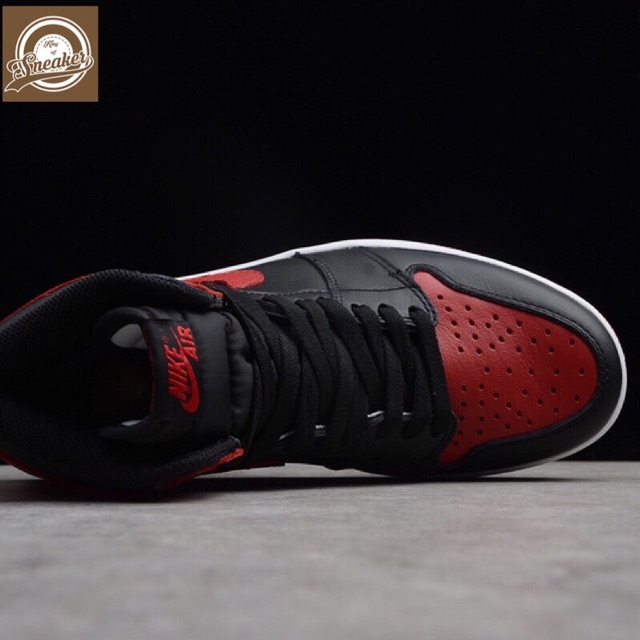 NEW- | Bán Chạy | Giầy Air Jordan jordan 1 retro high bred đỏ đen cao cấp thời trang chơi phố KHO Xịn Nhẩt 2021 $ ! ` '