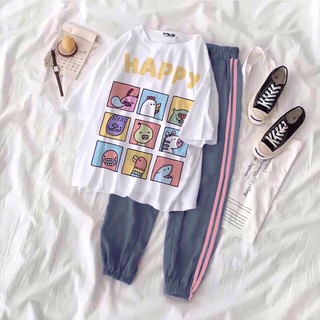 Set Đồ Bộ Quần JOGGER+ ÁO cartoon 3D Cute