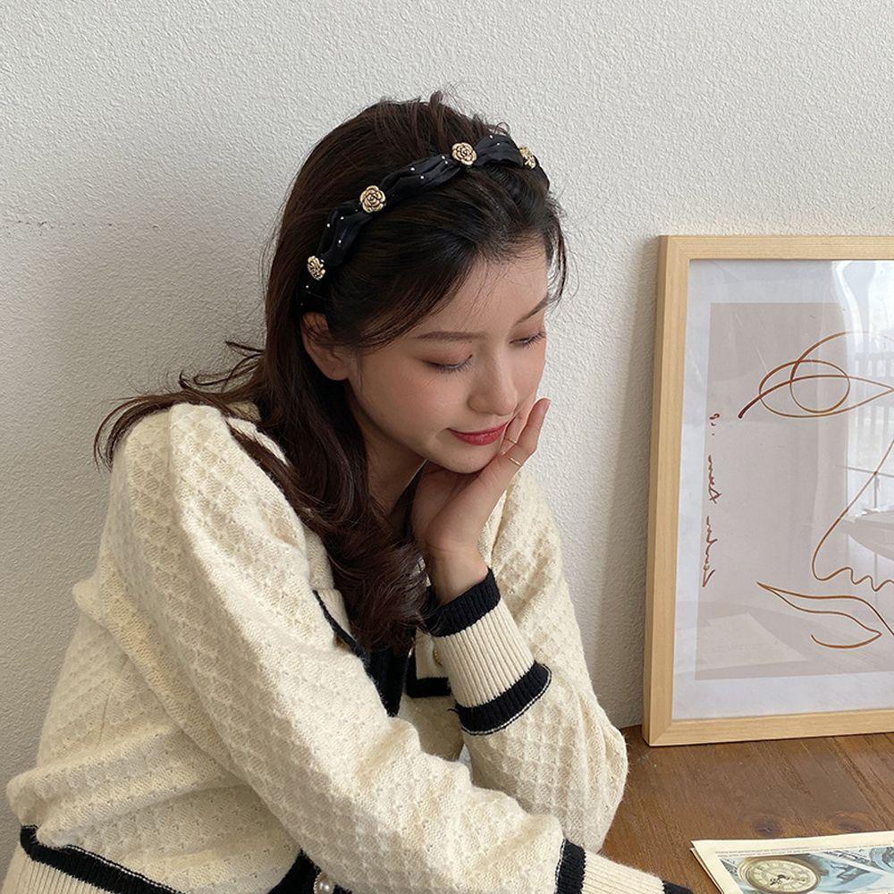 Băng Đô Đính Hạt Chống Trượt Thời Trang Dành Cho Nữ