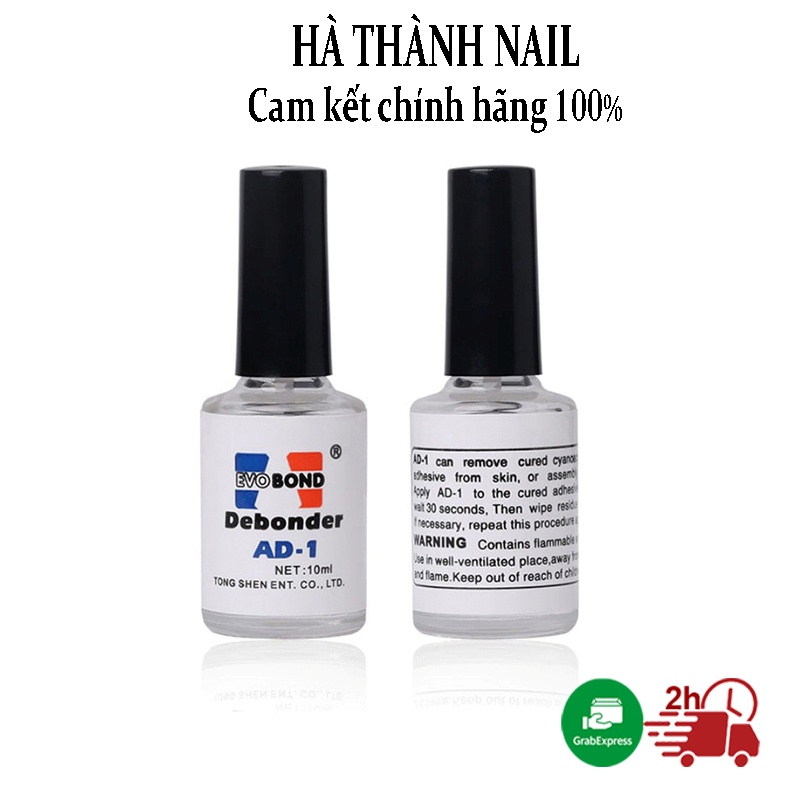 Chai nước sáng đá nail giúp bề mặt đá sáng hơn có thể dùng để tháo móng đắp bột đắp gel AD -10ml