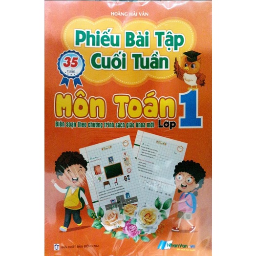 Sách - Phiếu Bài Tập Cuối Tuần Môn Toán - Lớp 1 (Biên soạn theo chương trình SGK mới)