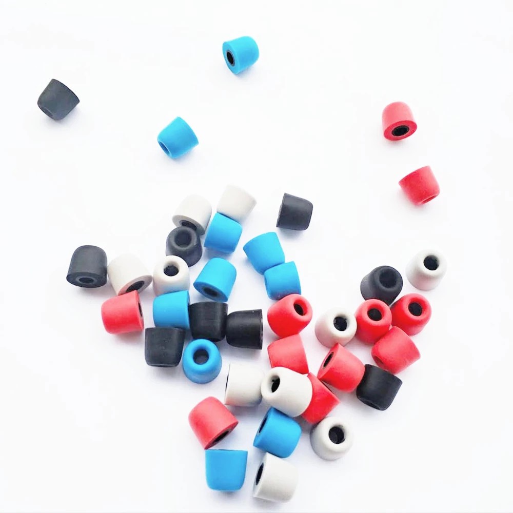 4 Cặp 8 nút tai KZ T400 bằng cao su non 5mm chống ồn cho tai nghe nhét tai T2 T3 V30 V80 AS10 X6 P1 ZAX