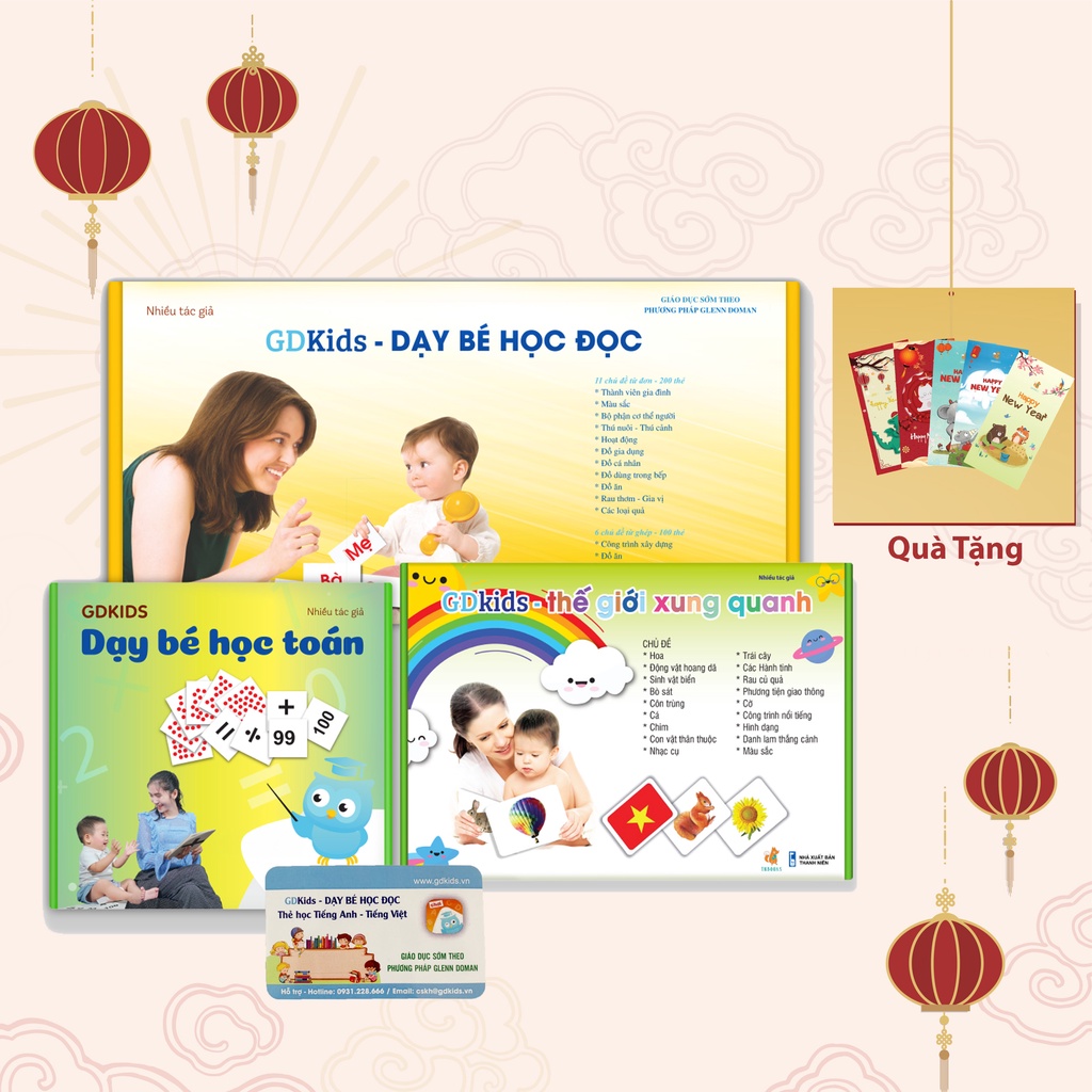 Combo Bộ Thẻ Chuyên Sâu Flashcard Theo Phương Pháp Glenn Doman (Hộp 709 thẻ)