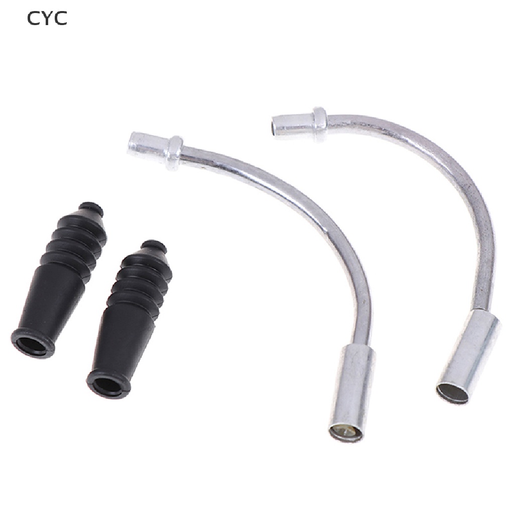 Set 2 ống uốn cong cáp phanh V xe đạp leo núi