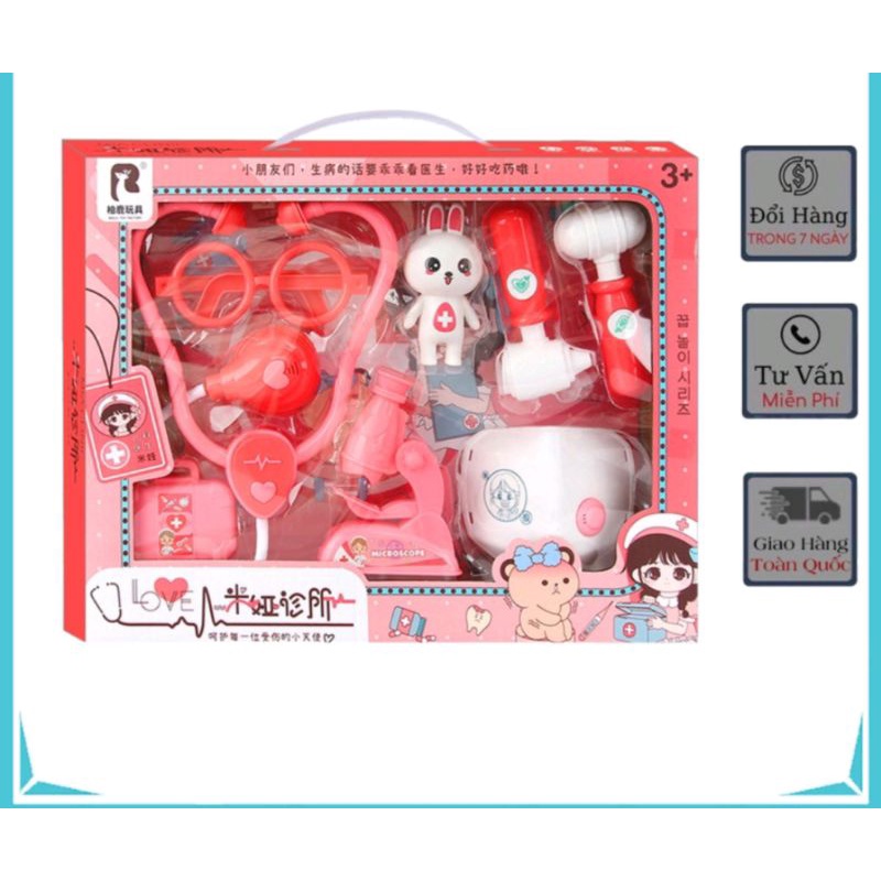 Bộ đồ chơi bác sĩ thỏ bunny dễ thương